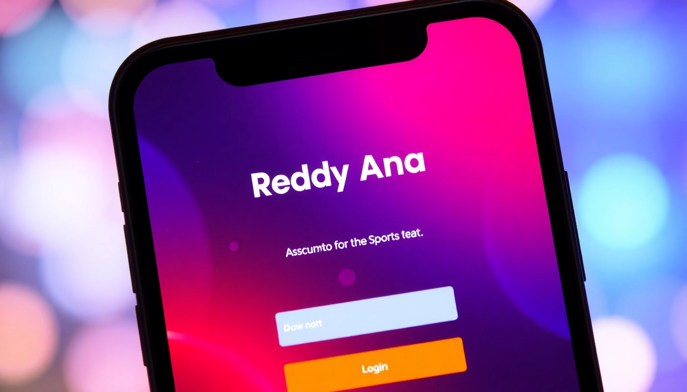 Reddy Anna Login page shown on mobile device, featuring secure access and user-friendly interface, inviting new bettors to sign in confidently.