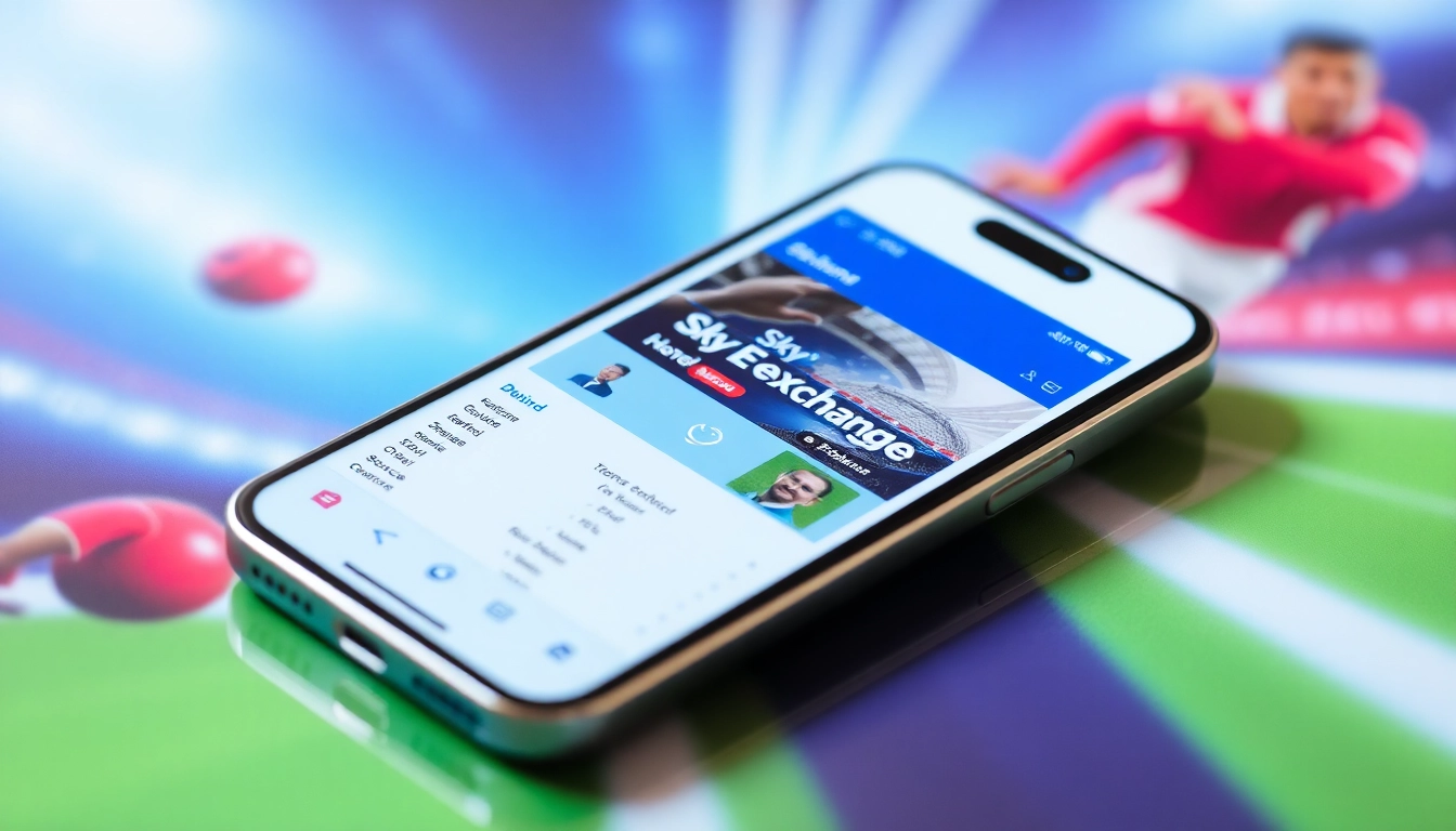 Download the Sky Exchange App to place bets on live sports and casino games with ease and security.