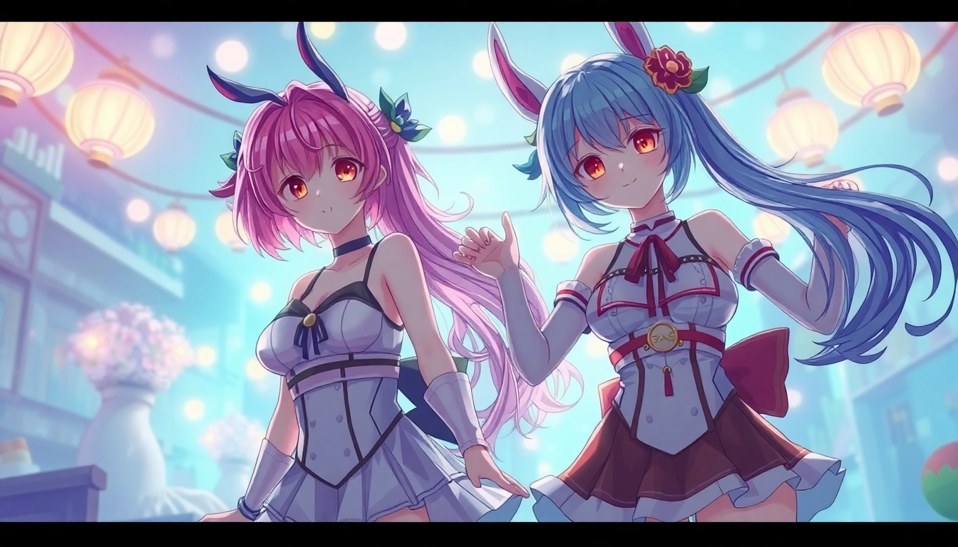 Detailed AI generated hentai scene showing characters in dynamic poses with vibrant colors and realistic textures for accessibility.