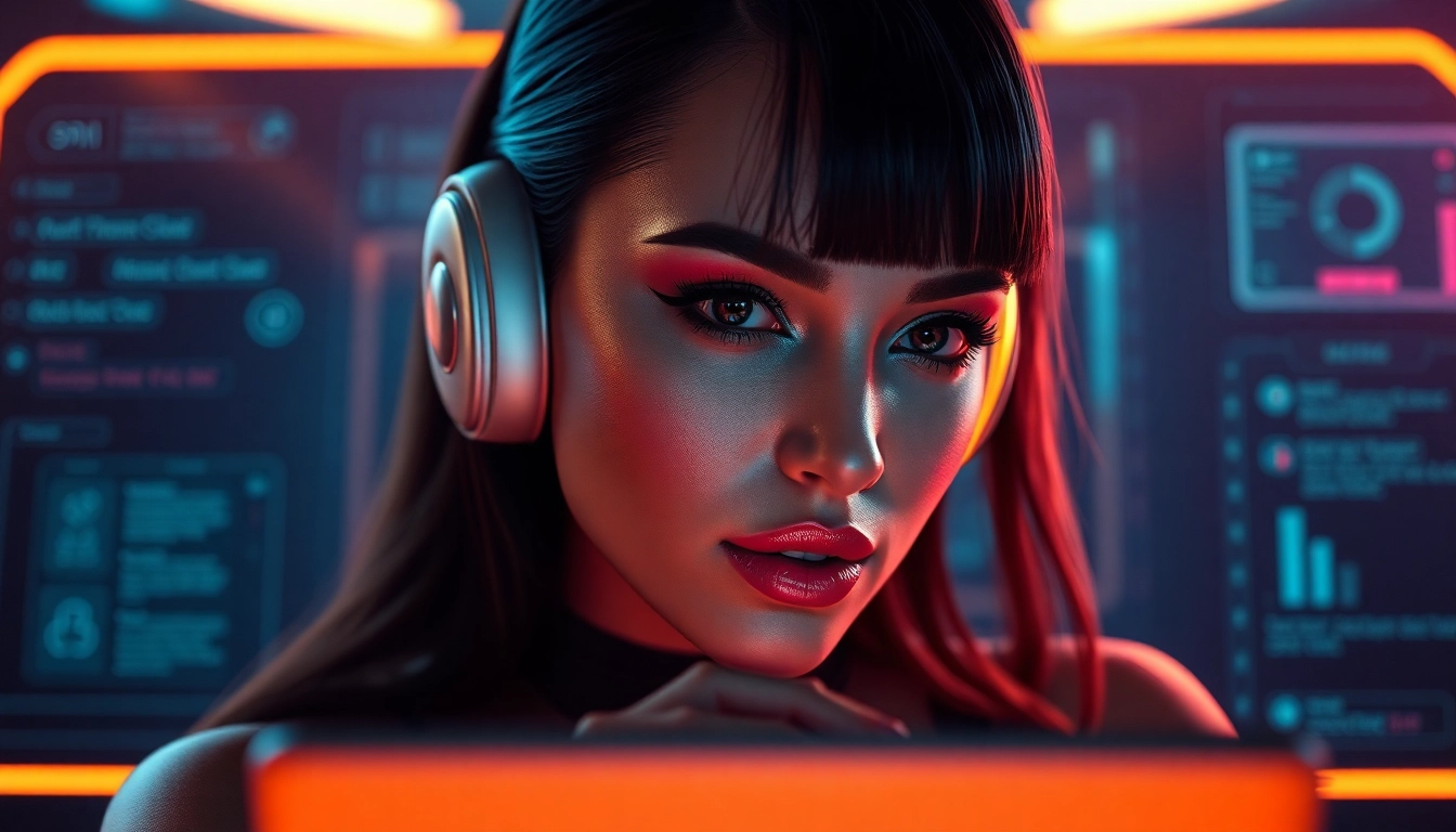 Screenshot of an engaging AI girlfriend app with a realistic avatar in NSFW unfiltered chat mode, showcasing personalized interaction features for enhanced user experience.