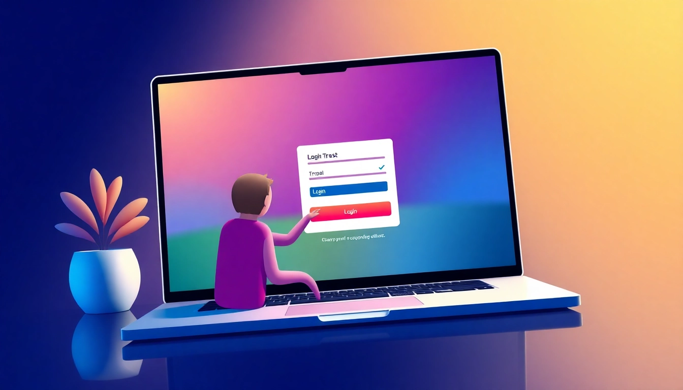 Reddy Book Login interface shown on a laptop screen with a user entering credentials for secure access.