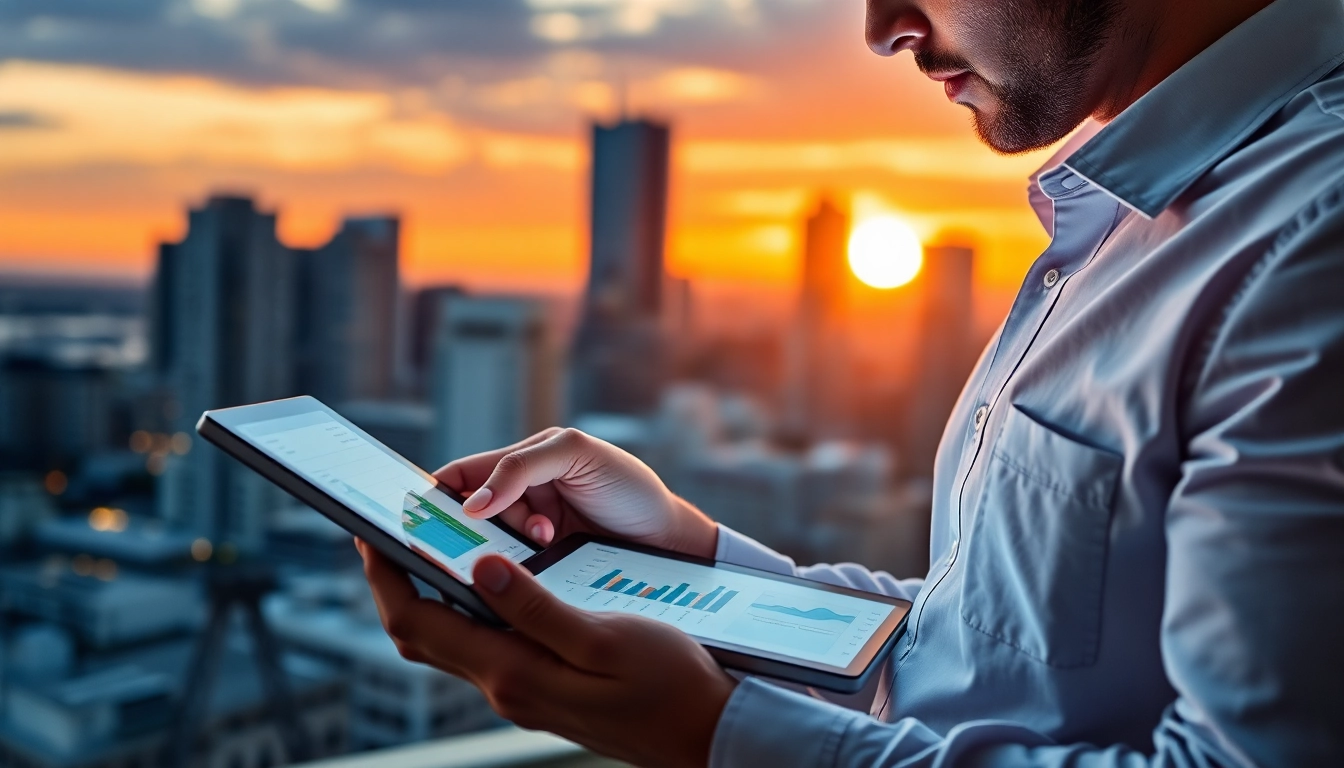 Real estate investment news analysis featuring a professional investor reviewing market data in